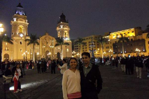 Visiting Lima´s Plaza de Armas at Night