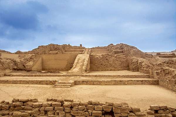 Pachacamac's old temple