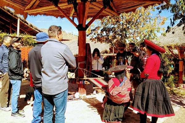Learning visit at Chinchero textile Center
