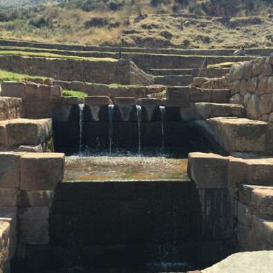 Fountain in Tipón Archaeological Site