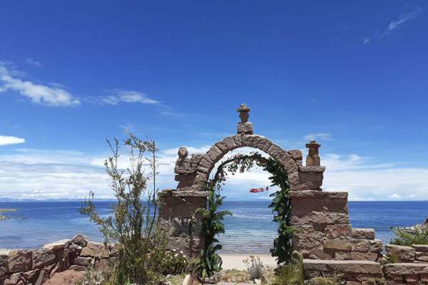 Taquile Island Arch Viewpoint