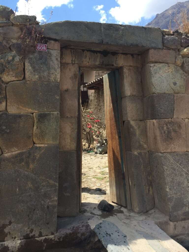 Stone Entrance in Ollantaytambo House