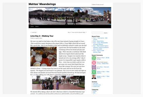 Blog Main Page Print